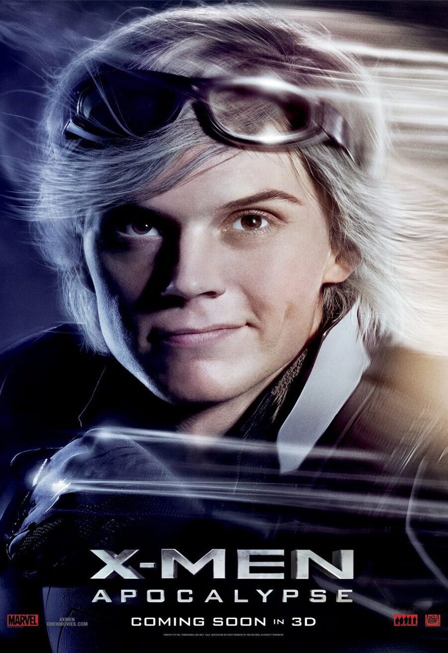 Cartel de X-Men: Apocalipsis - Póster individual Quicksilver