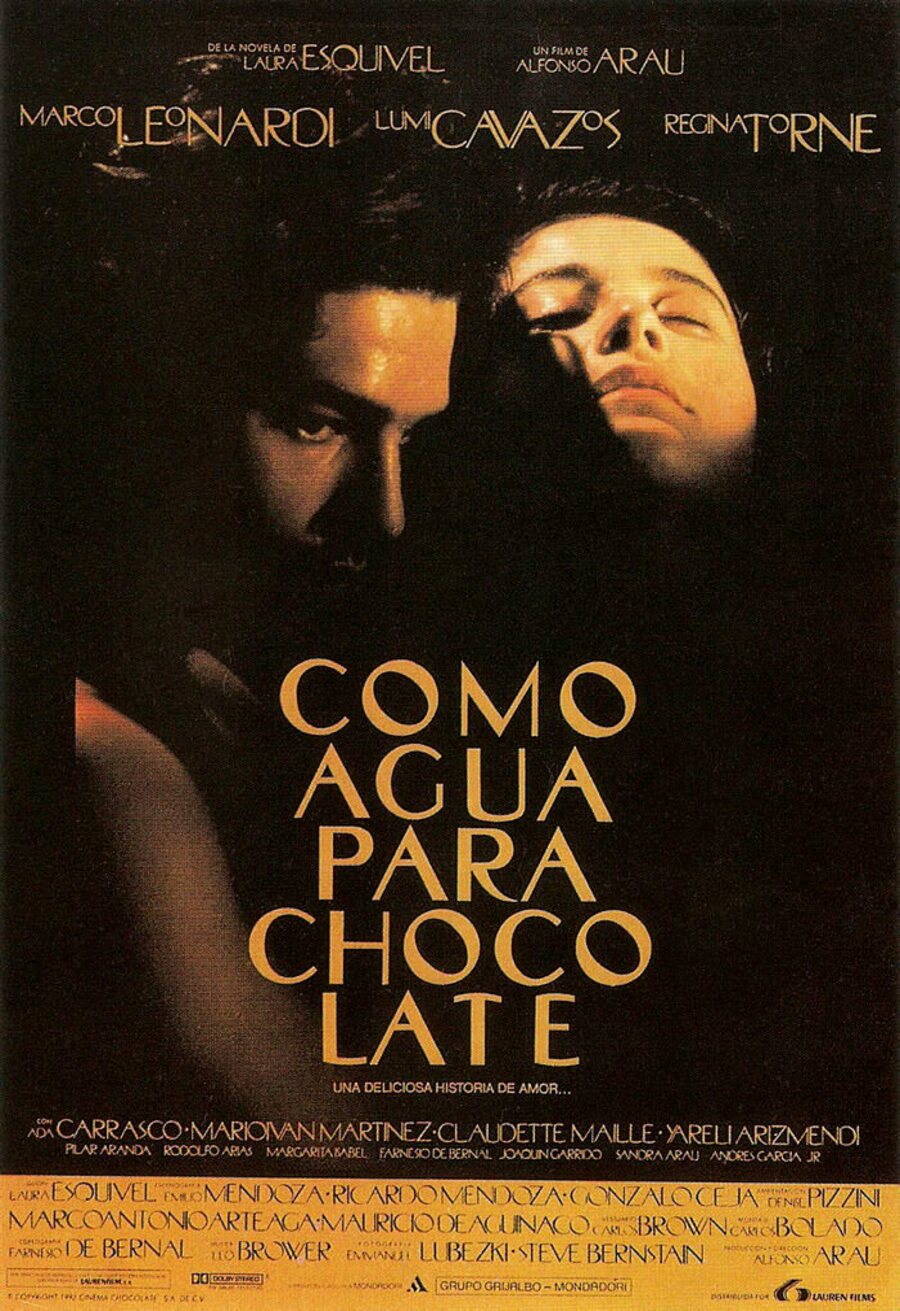 Cartel de Como agua para chocolate - España