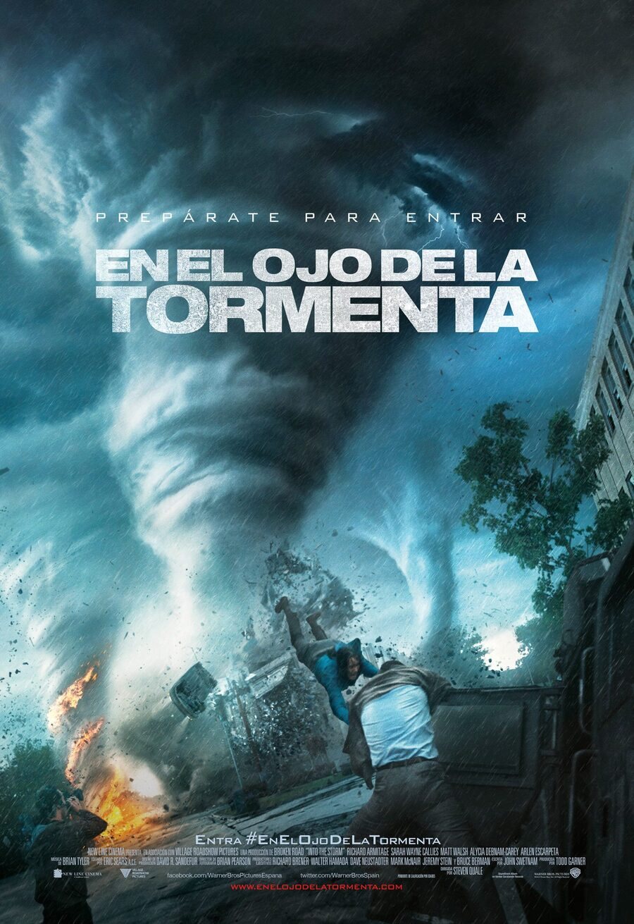 Cartel de En el tornado - España