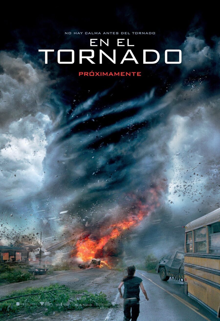 Cartel de En el tornado - México