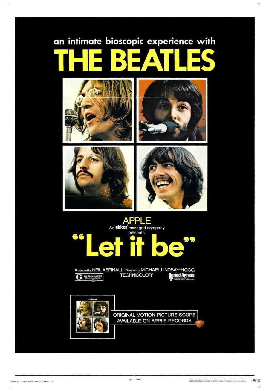 Cartel de Let it Be - Reino Unido