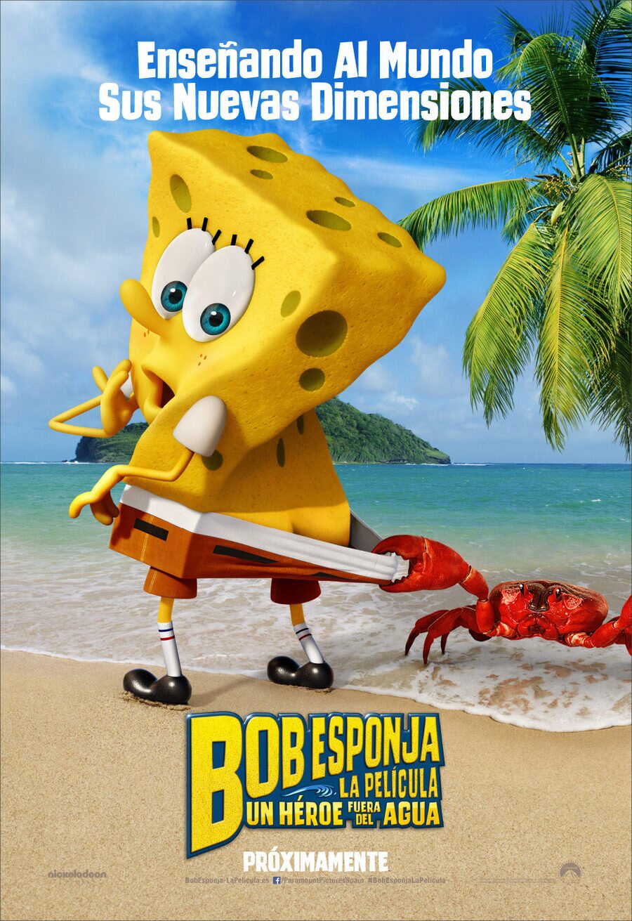 Cartel de Bob Esponja: Un héroe fuera del agua - España