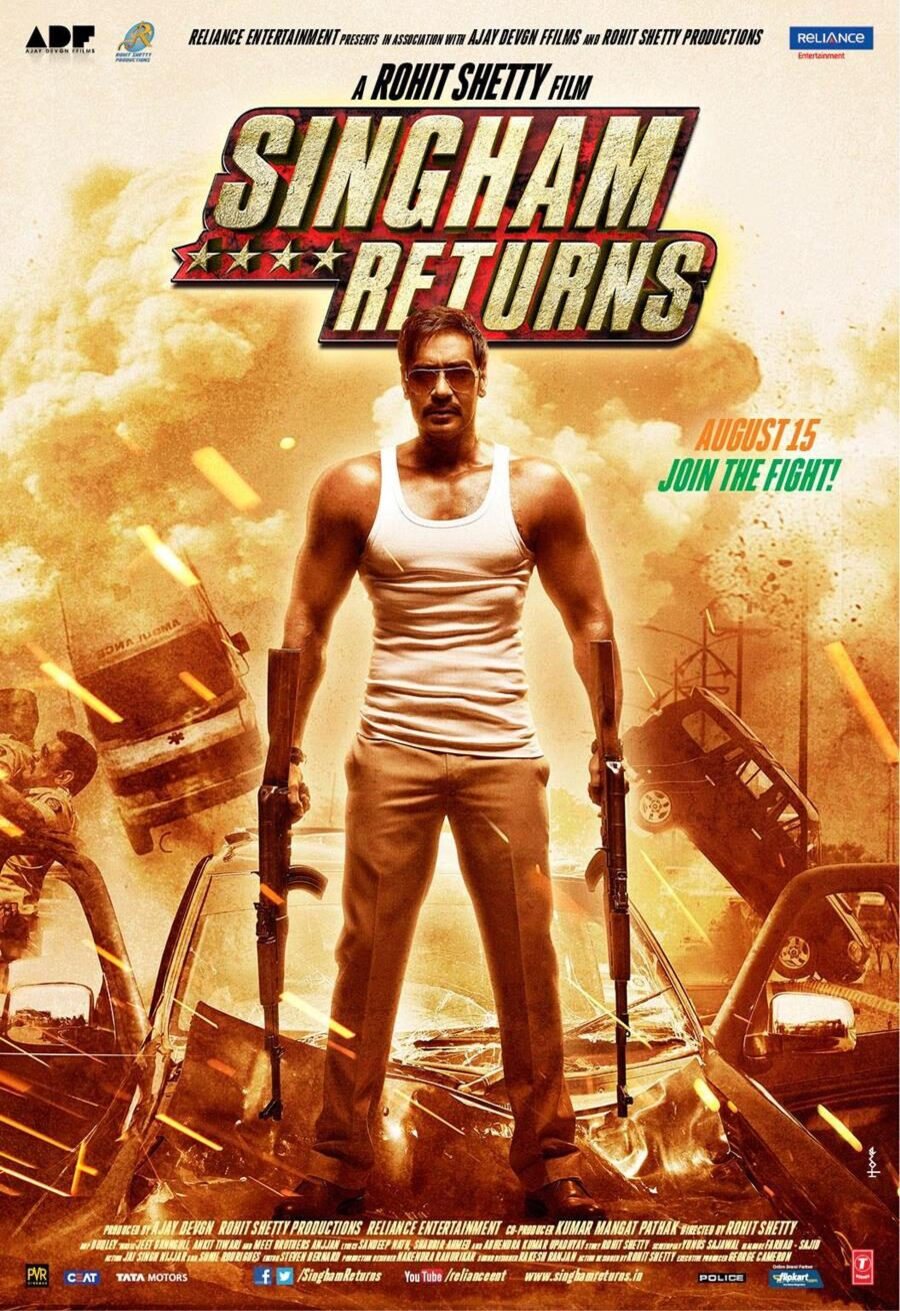 Cartel de Singham Returns - Reino Unido