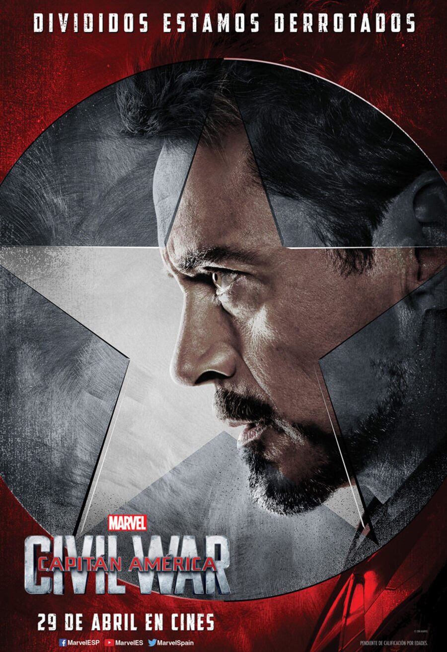 Cartel de Capitán América: Civil War - Iron Man