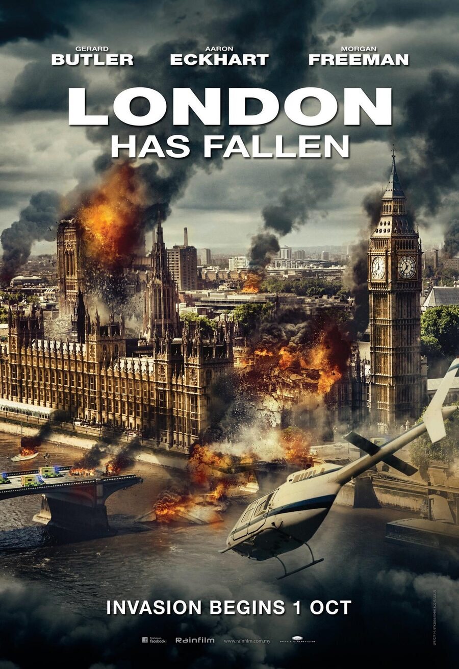 Cartel de Londres bajo fuego - 'London Has Fallen' poster 2