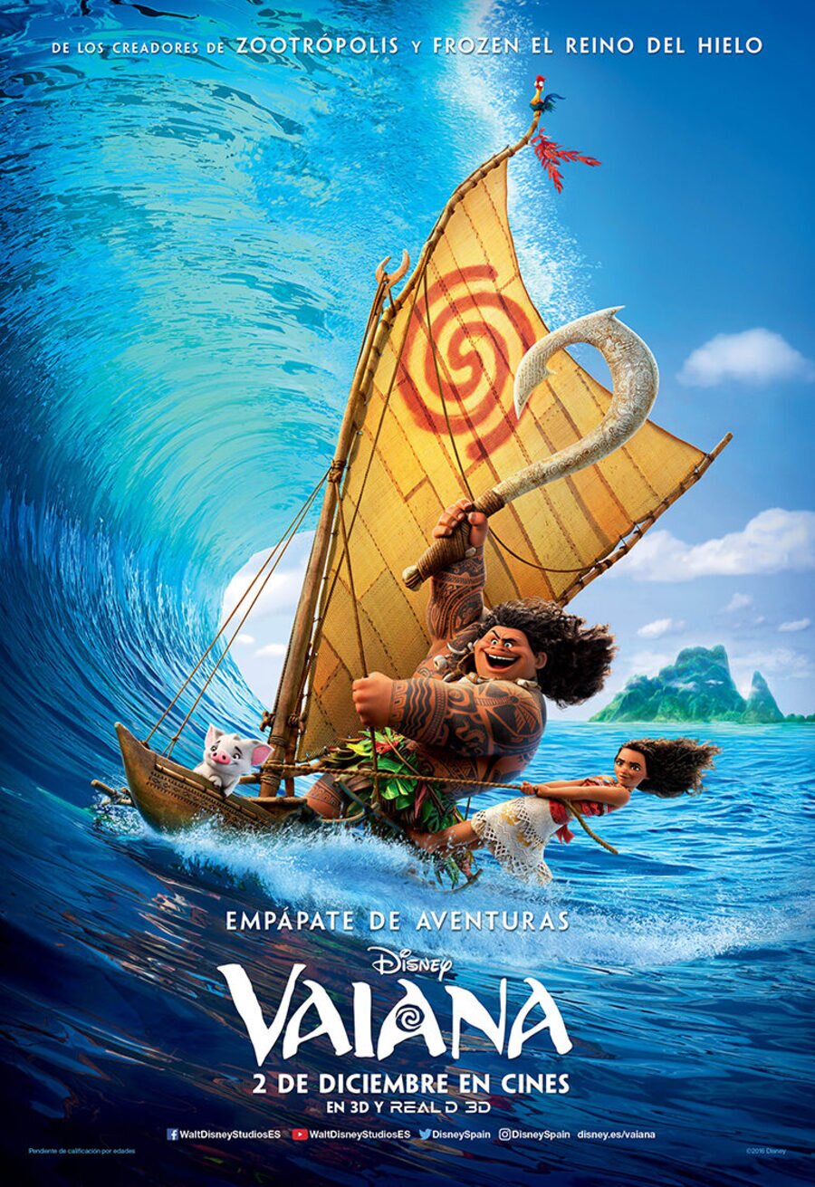 Cartel de Moana: Un mar de aventuras - España #1