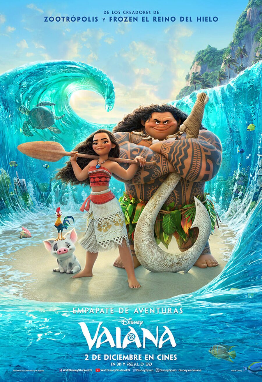 Cartel de Moana: Un mar de aventuras - España #2