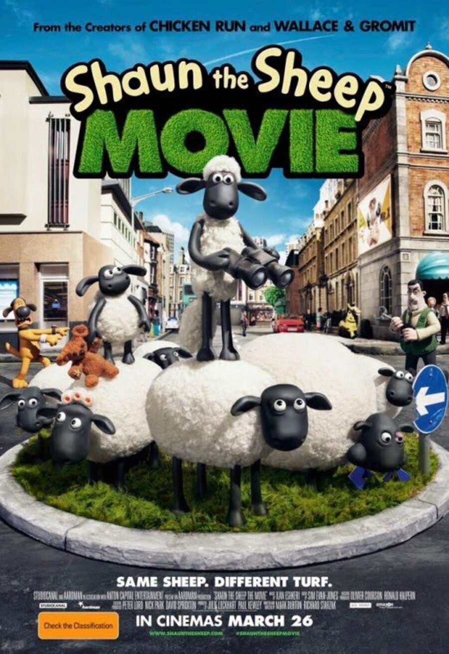 Cartel de Shaun, el cordero: La Película - Reino Unido