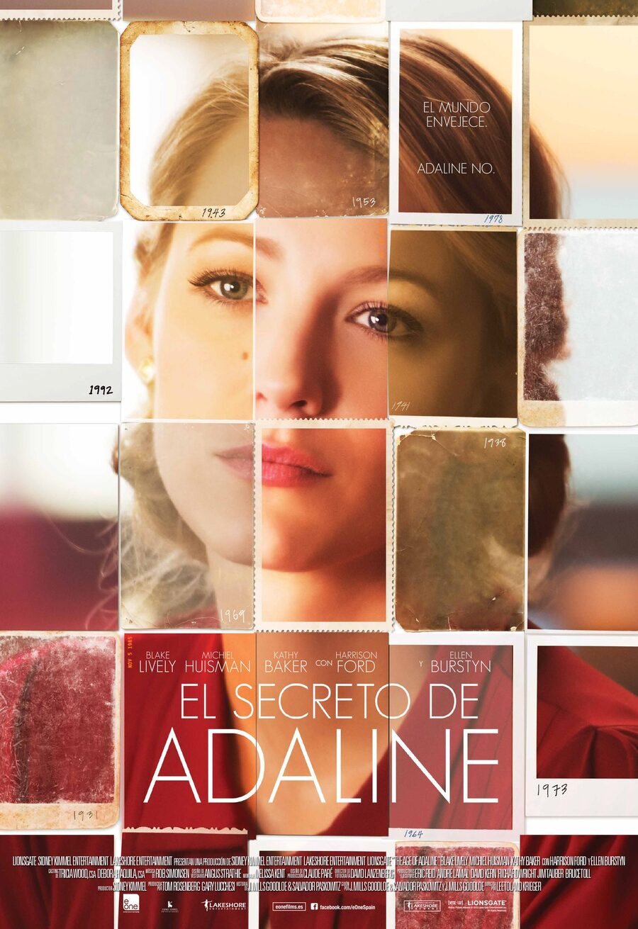 Cartel de El Secreto de Adaline - España