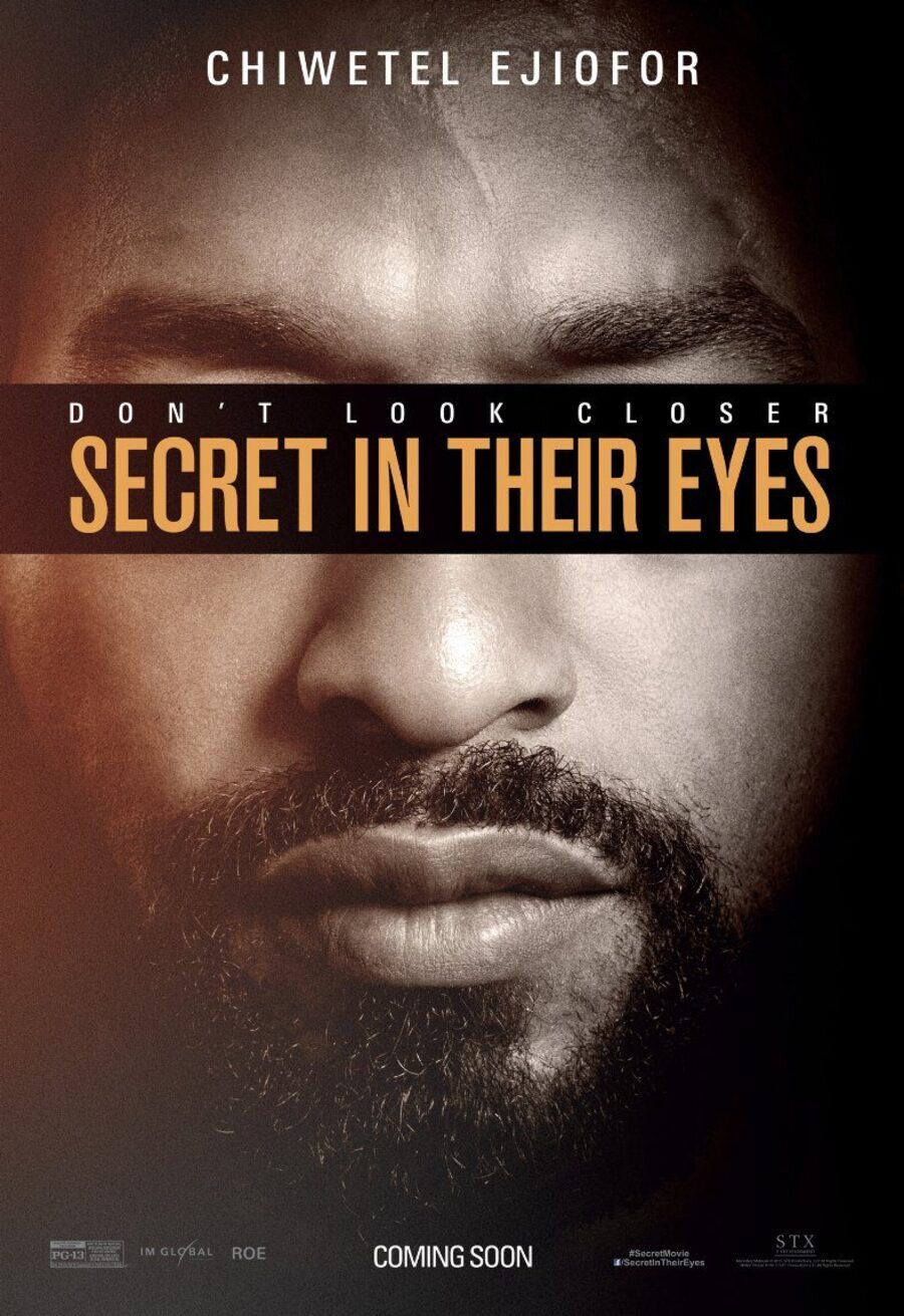 Cartel de Secretos de una obsesión - 'Secret in Their Eyes' Chiwetel Ejiofor