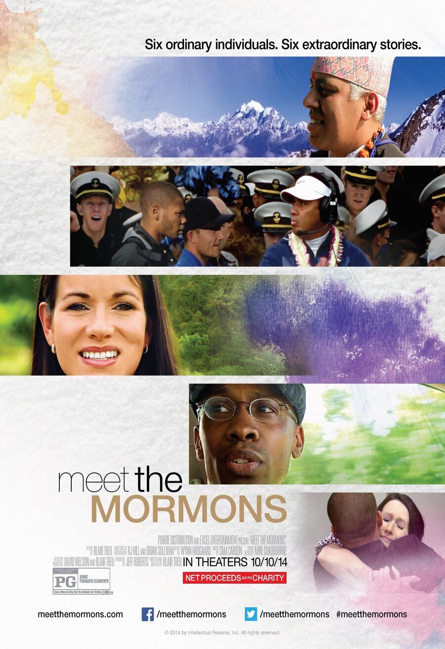 Cartel de Conozca a los mormones - EEUU