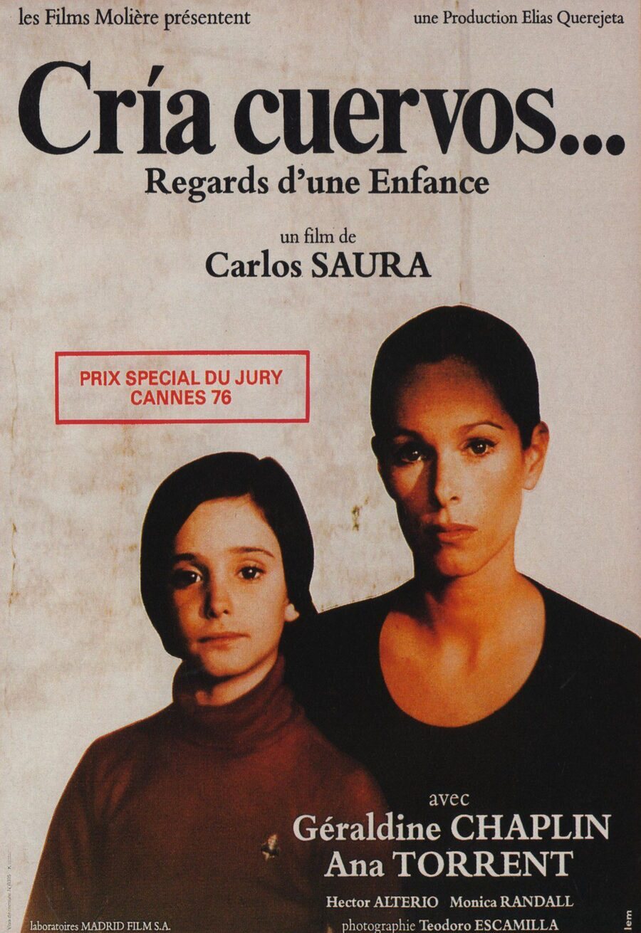 Cartel de Cría cuervos - Francia