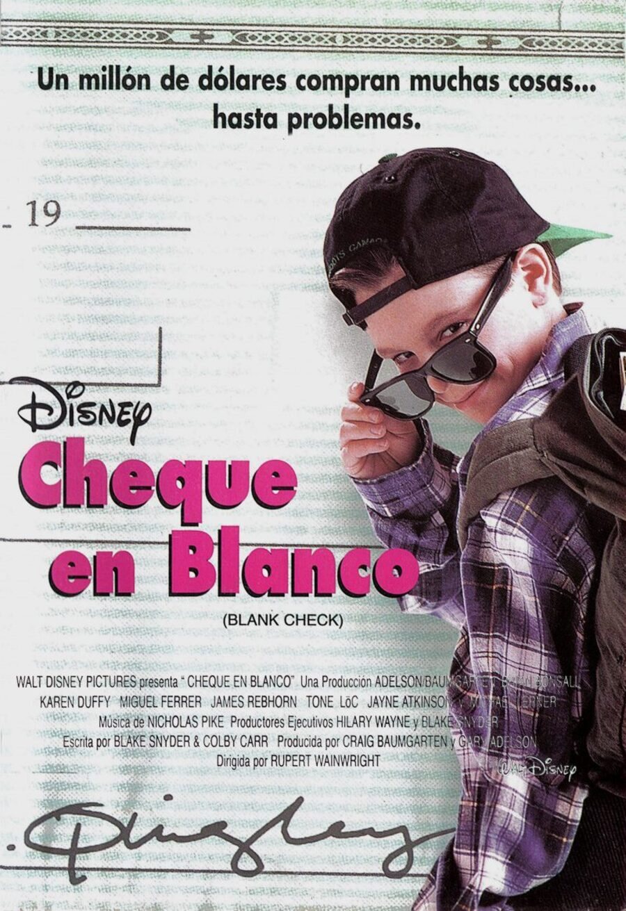 Cartel de Cheque en blanco - España