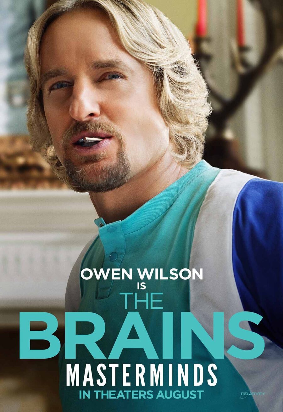 Cartel de Mentes Maestras - Cartel Owen Wilson