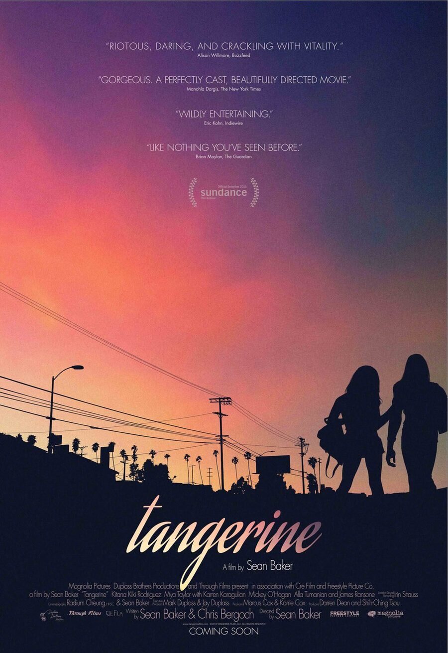 Cartel de Tangerine: Chicas fabulosas - Estados Unidos