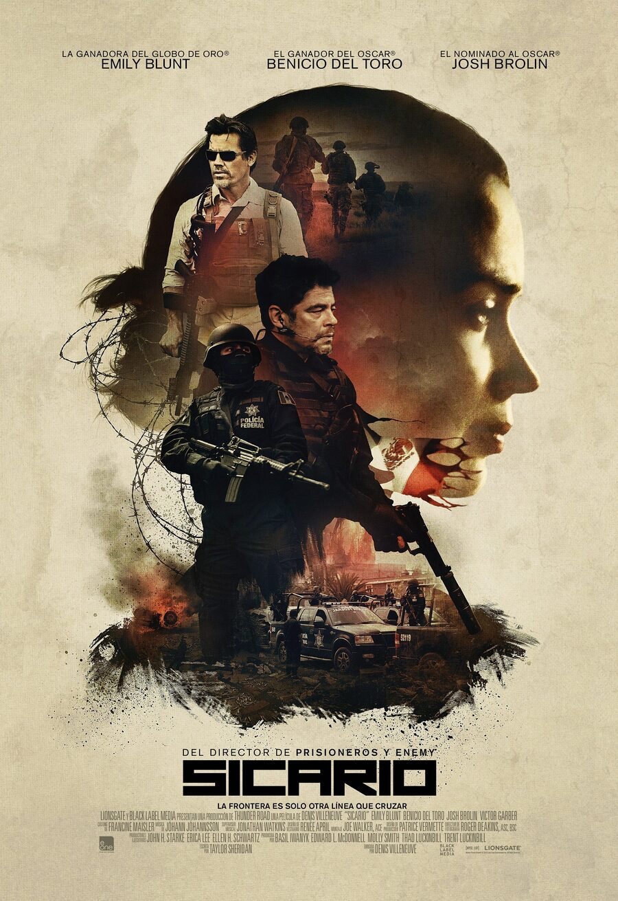 Cartel de Sicario: Tierra de nadie - España