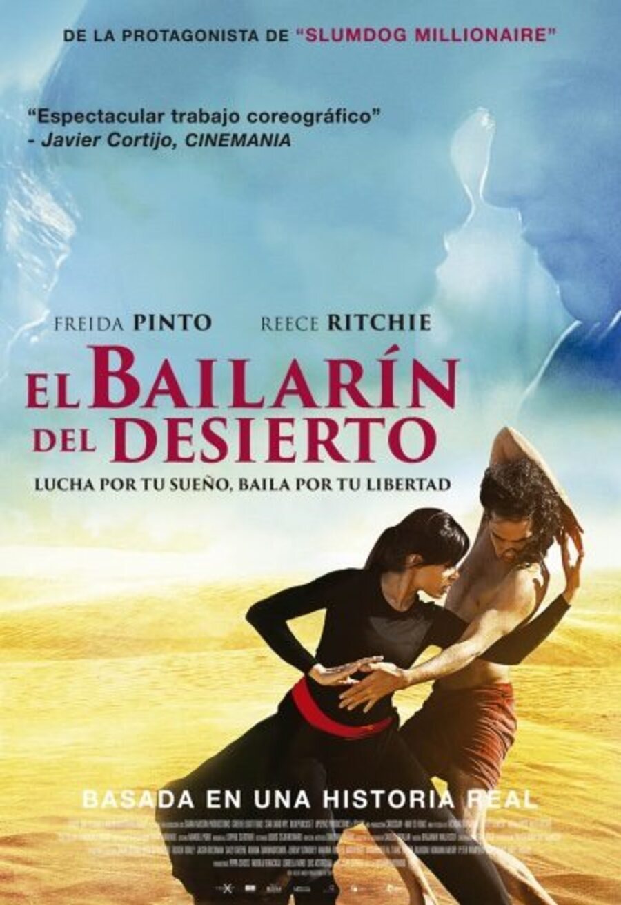 Cartel de Bailando en el desierto - España