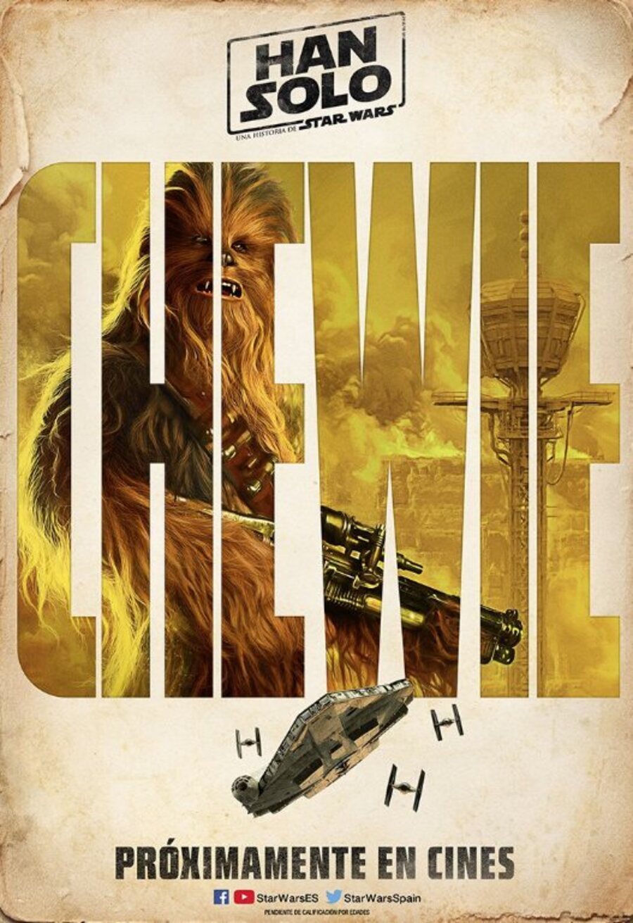 Cartel de Solo: Una historia de Star Wars - Chewbacca