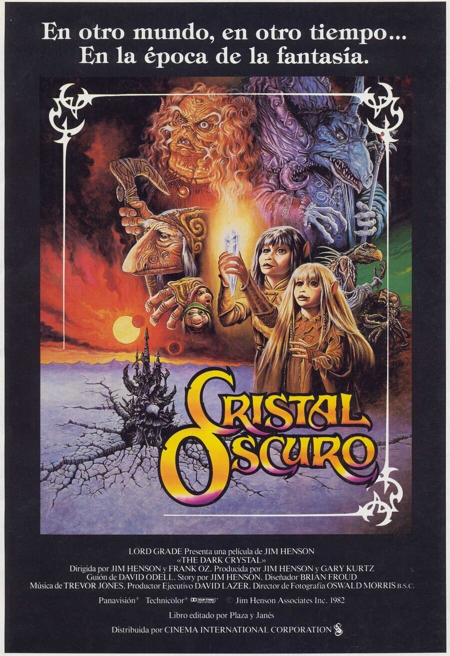 Cartel de El cristal encantado - España