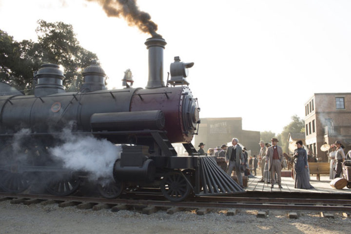 El tren llega en 'Westworld'