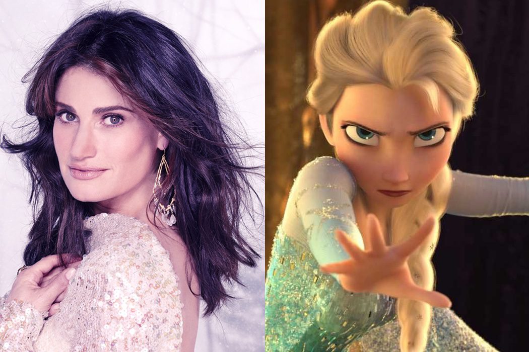 Idina Menzel es Elsa en 'Frozen: El reino del hielo'