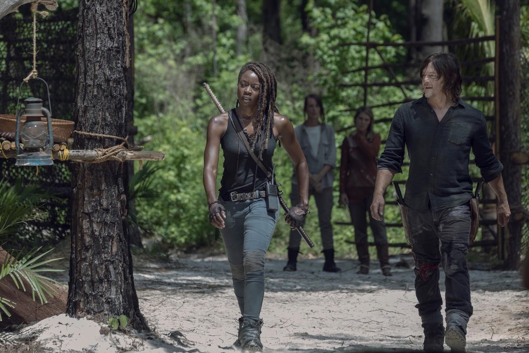 Michonne y Daryl