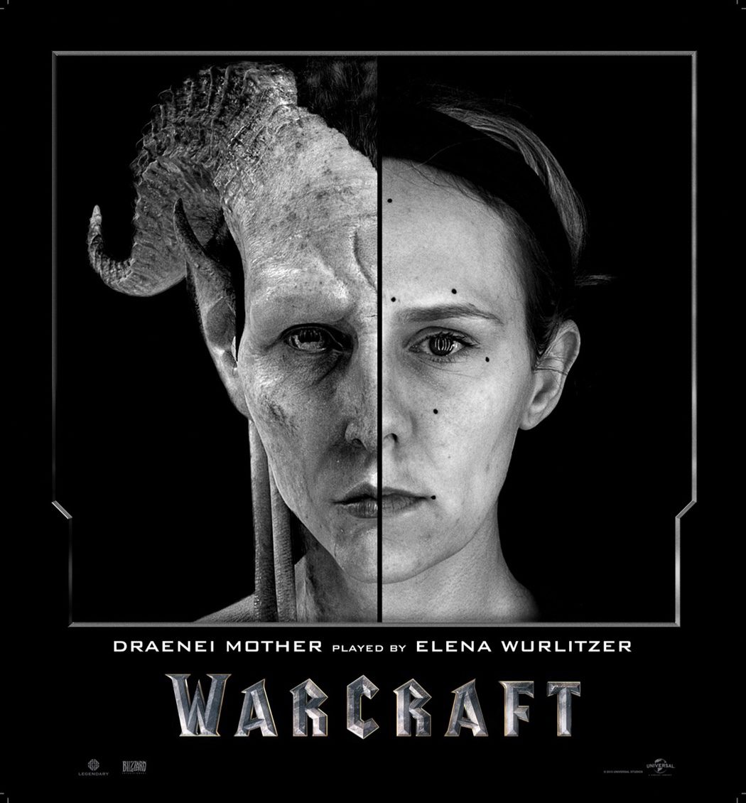 Elena Wurlitzer es Madre Draenei en 'Warcraft: El Origen'