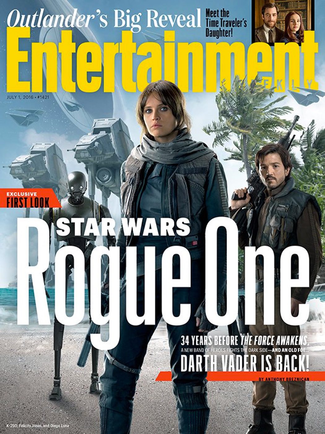 Portada de Entertainment Weekly con 'Rogue One'